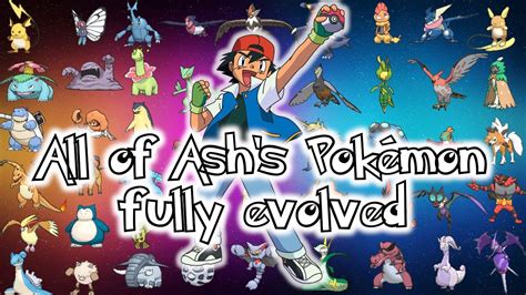 All 12 Mega Evolved Pokemon Of Ash .
